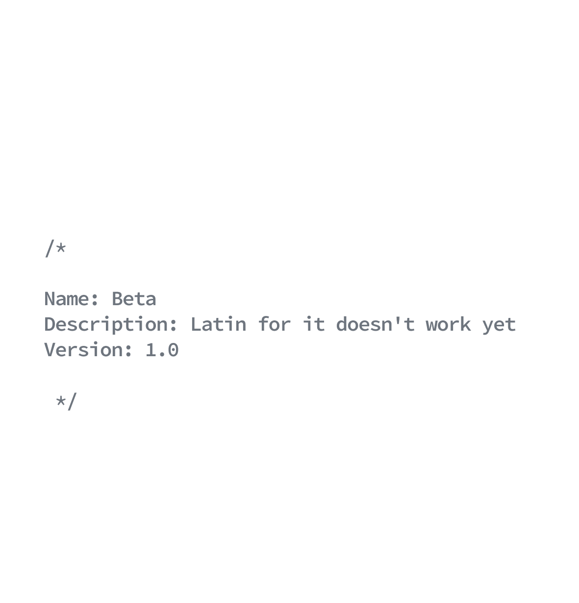 Latin for Beta - White - Software Developer T-Shirt