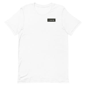 !!nerdy - Classic Software Developer White T-Shirt