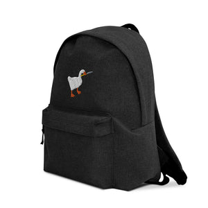 There's a Goose on my Backpack